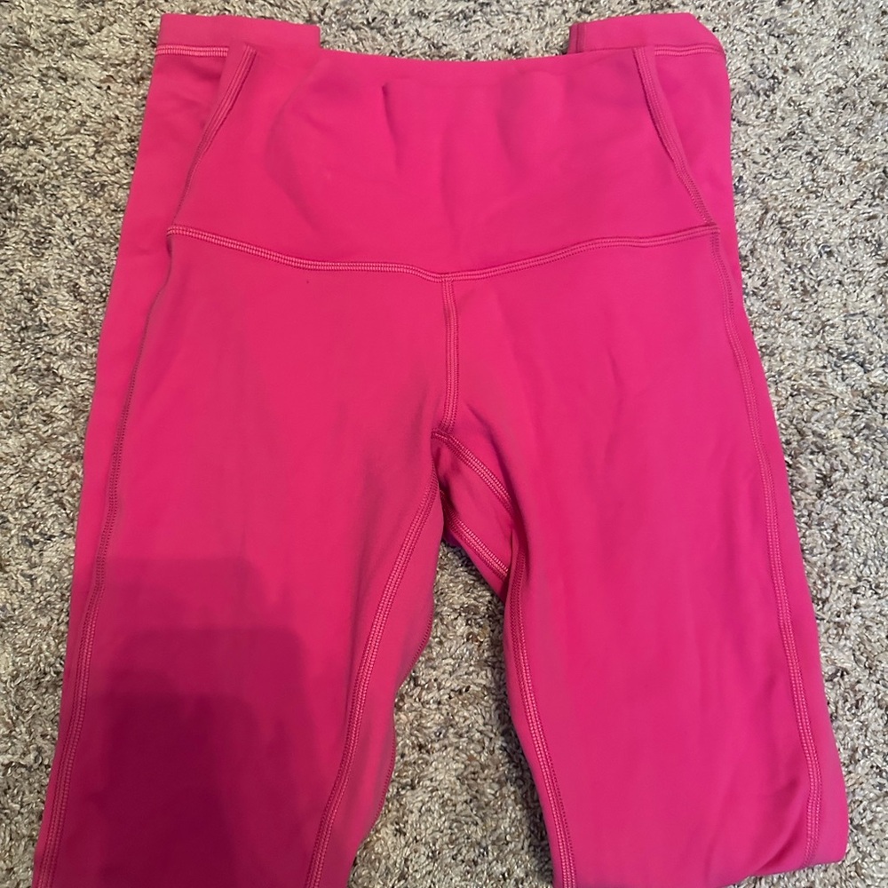 Hot Pink Lululemon Align Leggings